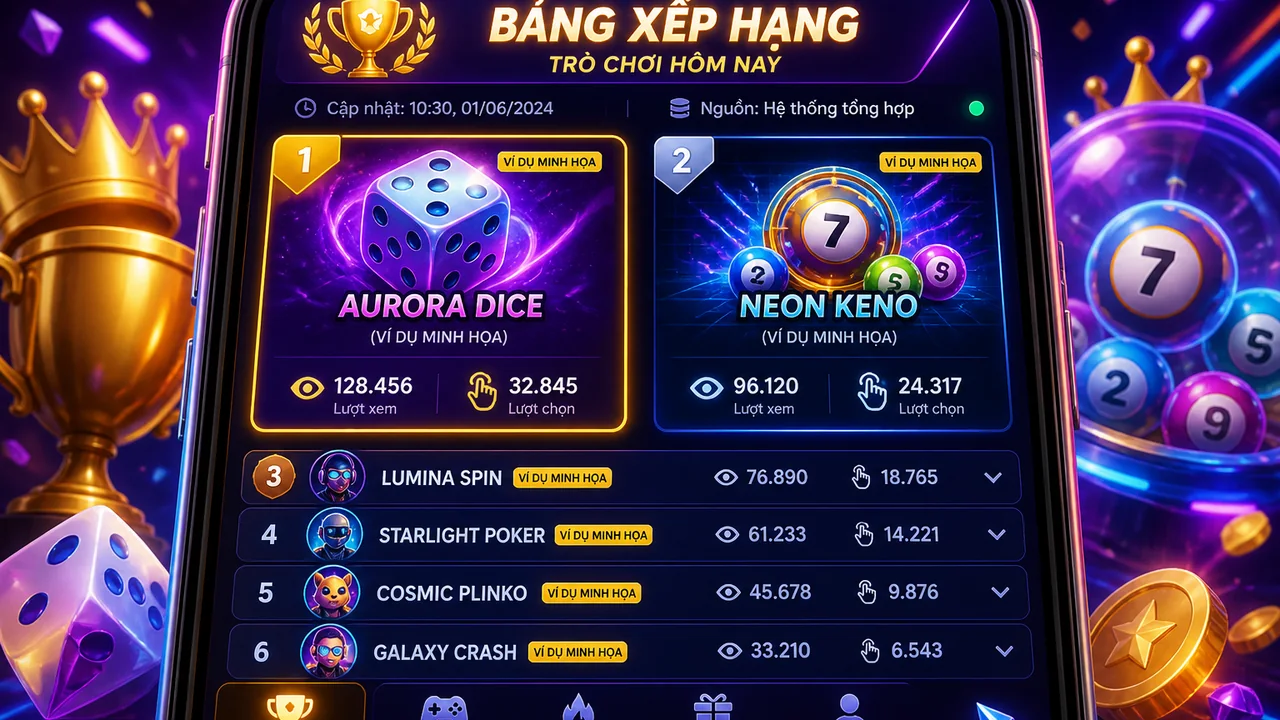 Đọc bảng xếp hạng trò chơi 99win như thế nào để tham khảo thông minh?